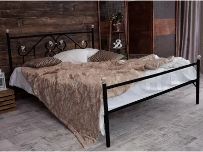 Кованая кровать Francesco Rossi Камелия с одной спинкой